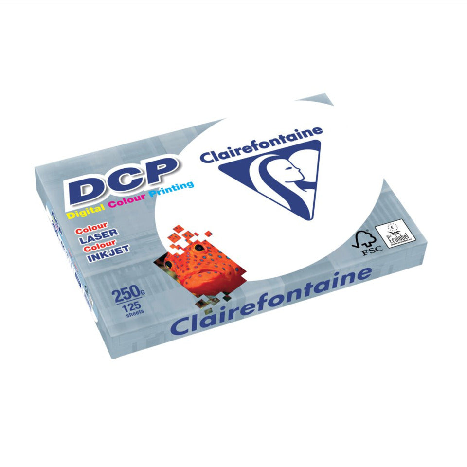 Kopierpapier DCP, A4, 250g/m², 125 Blatt, 170 CIE, satiniert, weiß CLAIREFONTAINE 1857SC