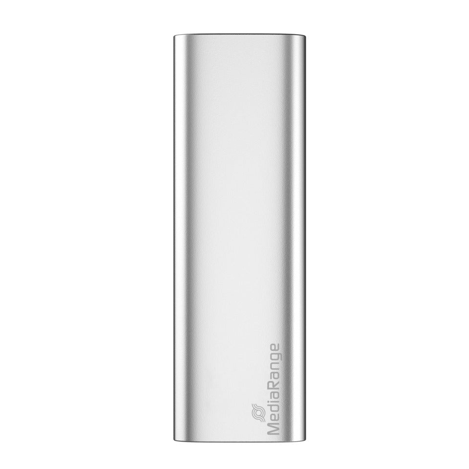 Festplatte extern, 480 GB, SSD, USB-C, silber MEDIARANGE MR1102