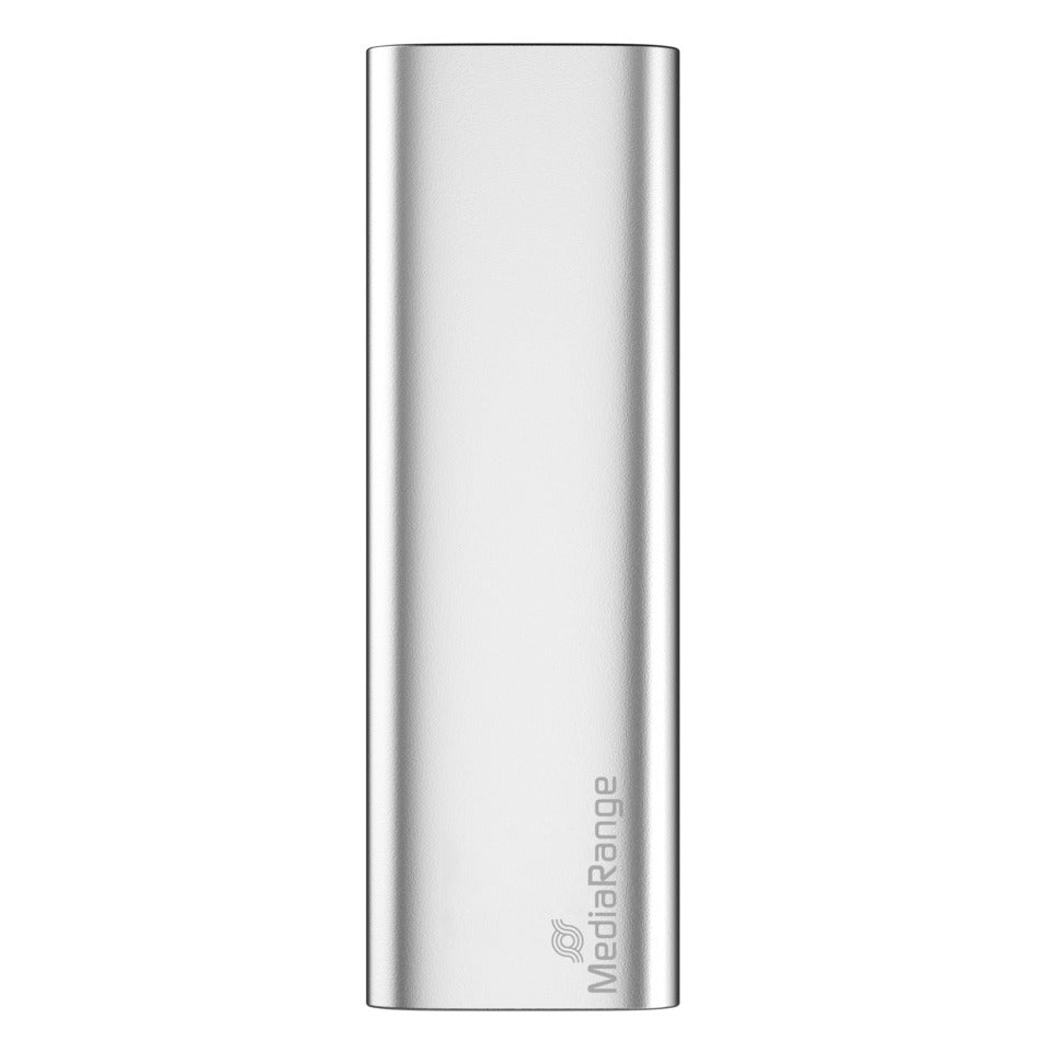 Festplatte extern, 120 GB, SSD, USB-C, silber MEDIARANGE MR1100
