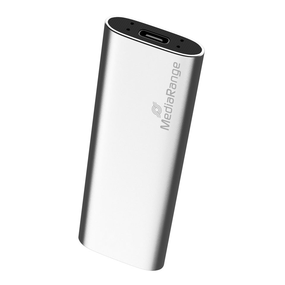 Festplatte extern, 120 GB, SSD, USB-C, silber MEDIARANGE MR1100