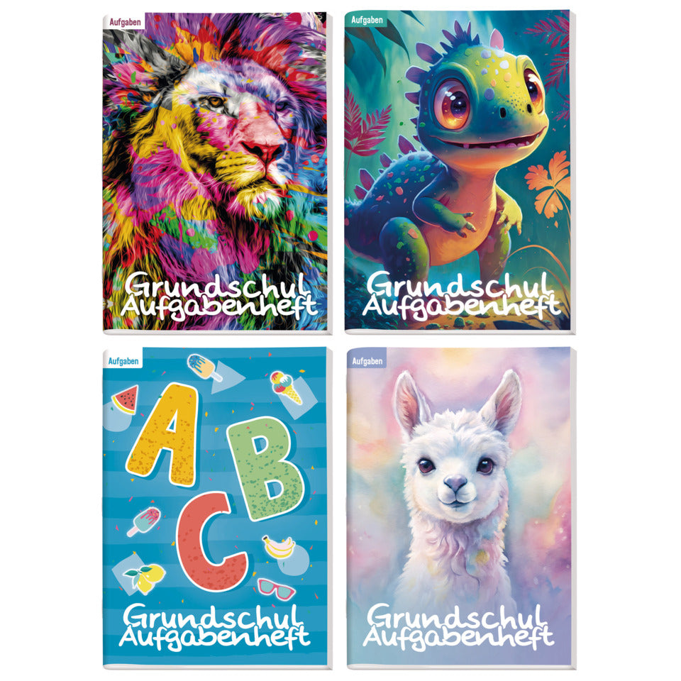 Grundschul-Aufgabenheft mini, A6, 80g/m², undatiert, 30 Wochen LERNFREUNDE 11092-3