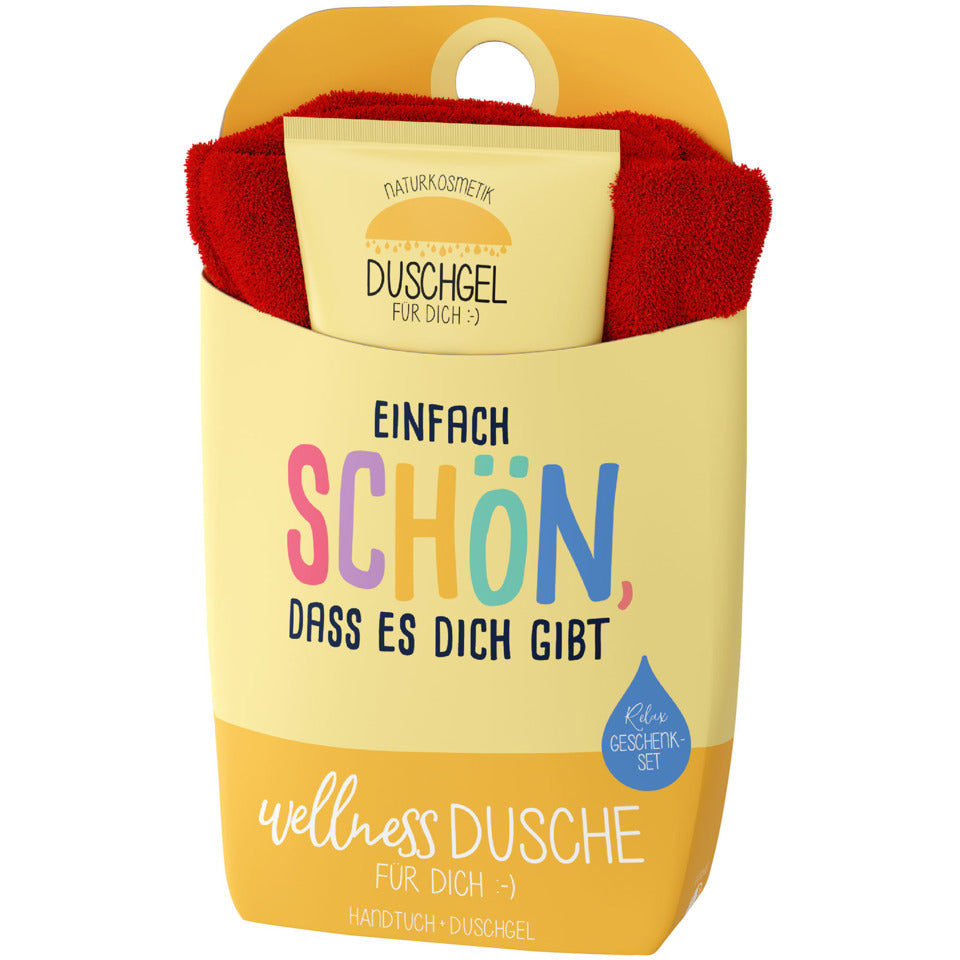 Wellnessdusche Happy Greetings, gelb FÜR DICH 108272