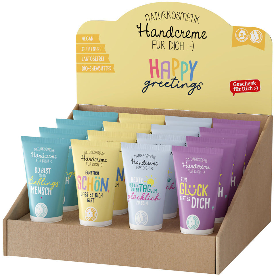 Handcreme Happy Greetings, 30 ml, sortiert FÜR DICH 112270 FÜR DICH 112270 30ml