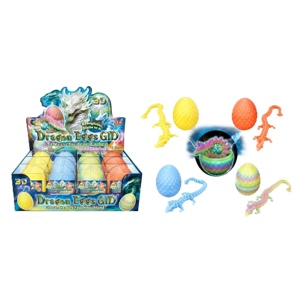 Dragon Eggs 3D - Drachenei Glow in Dark  5303 FUN UNLIMITED 5303