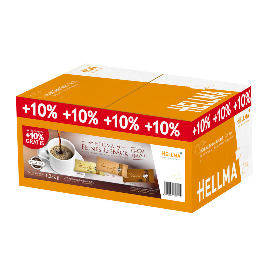 Konferenzgebäck 3er Mix +10% mehr Inhalt HELLMA 60116654 HELLMA 60116654 1232g