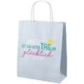 Geschenktragtasche Happy Greetings - Lieblingsmensch, 24 x 20 x 8 cm, blau FÜR DICH 991273 FÜR DICH 991273 24x20x8cm