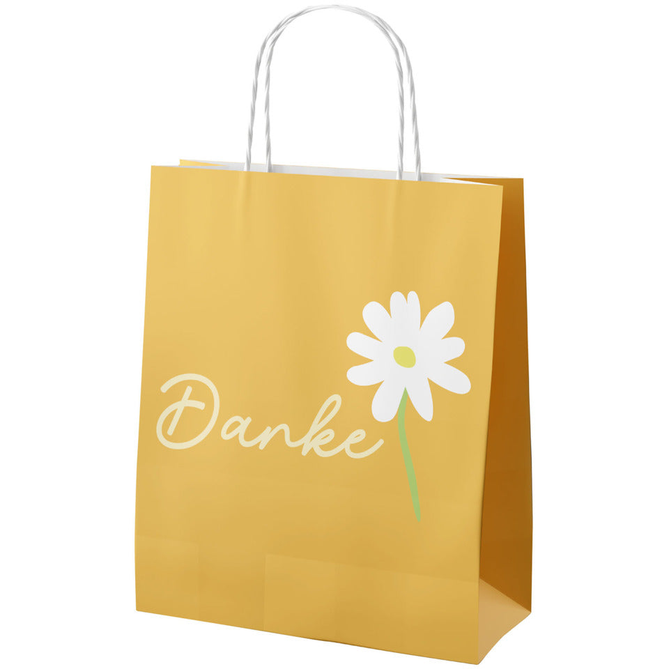 Geschenktragtasche Happy Greetings - Danke, 24 x 20 x 8 cm, orange FÜR DICH 991275 FÜR DICH 991275 24x20x8cm