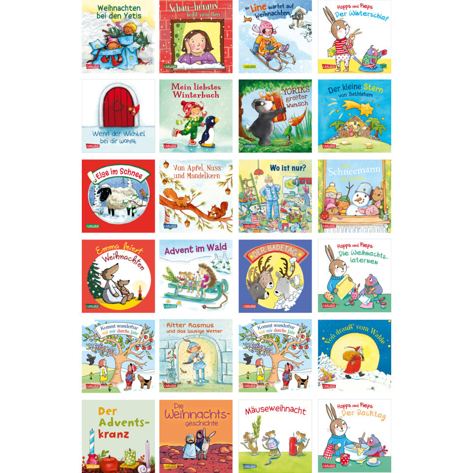 Adventskalender, Mein erster Pixi, 2026 24 Teile, sortiert 
 CARLSEN 105414 CARLSEN 105414 24 Teile f.d. Kleinen