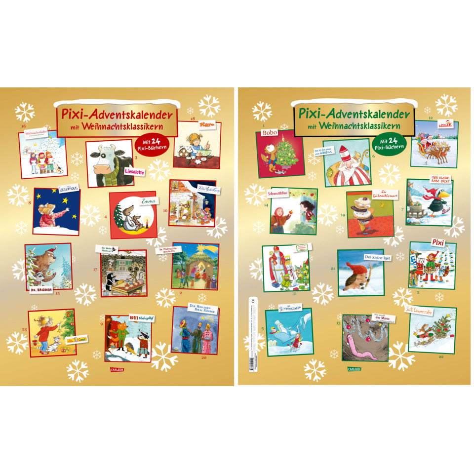 Adventskalender Pixi gold 2026, 24 Teile CARLSEN 105415 CARLSEN 105415 24 Teile