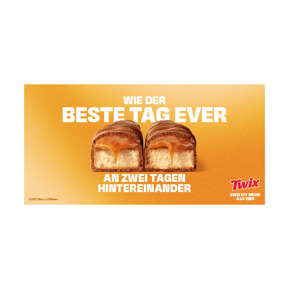 Schokoriegel Twix, 25 Stück à 50g MARS 6148437007
