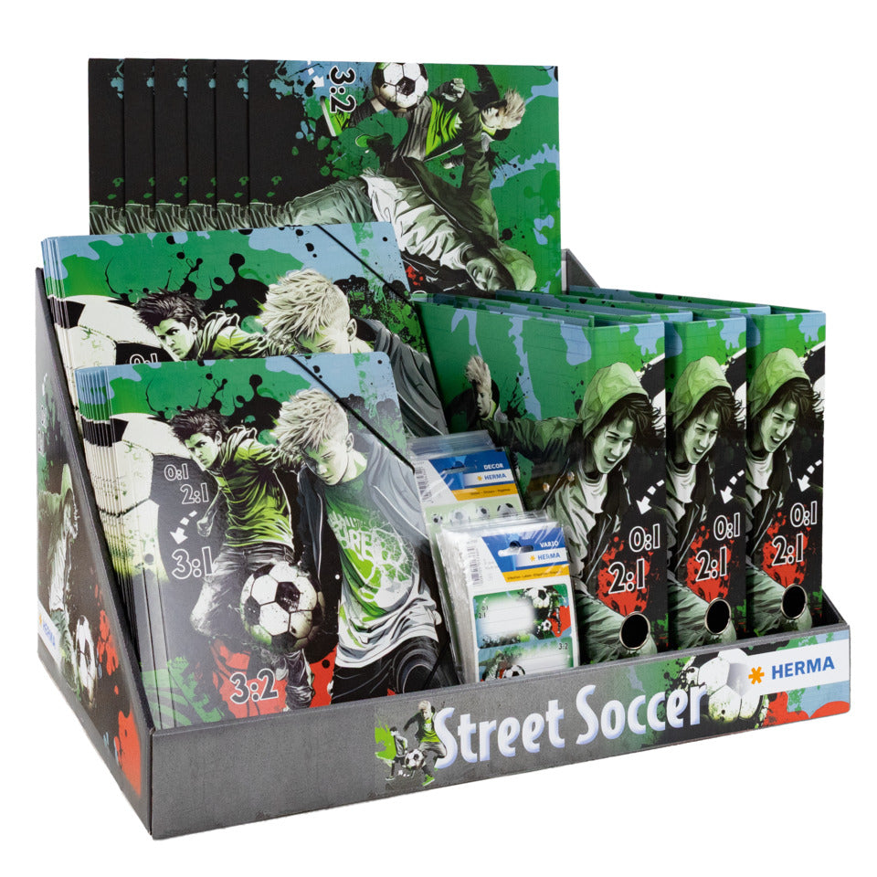 Thekendisplay Streetsoccer, 76 Stück HERMA 20165 HERMA 20165  76 ST.
