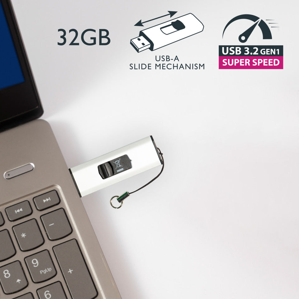 USB Stick 3.2 Gen1 super speed, 32 GB, 70/20 MB/s Q-CONNECT KF16370 Q-CONNECT KF16370 32GB