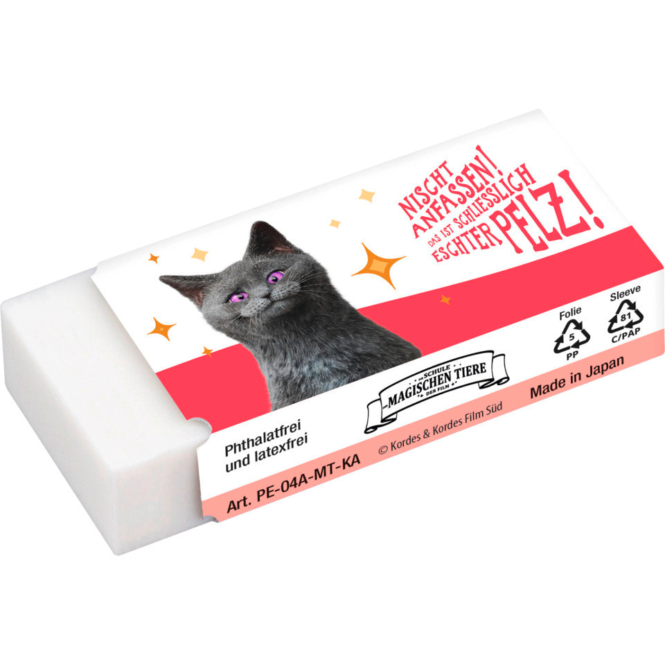 Radierer Limitierte Edition Katze, weiß MONO PE-04A-MT-KA MONO PE-04A-MT-KA Limitierte Edition