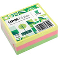 Haftnotiz, 75 x 75 mm, Brillant Mix, gelb, pink, grün, 100 Blatt/Block, 3 Blöcke, Pergaminverpackung UPM 5854-21PG-3 GLOBAL NOTES 5854-21PG-3