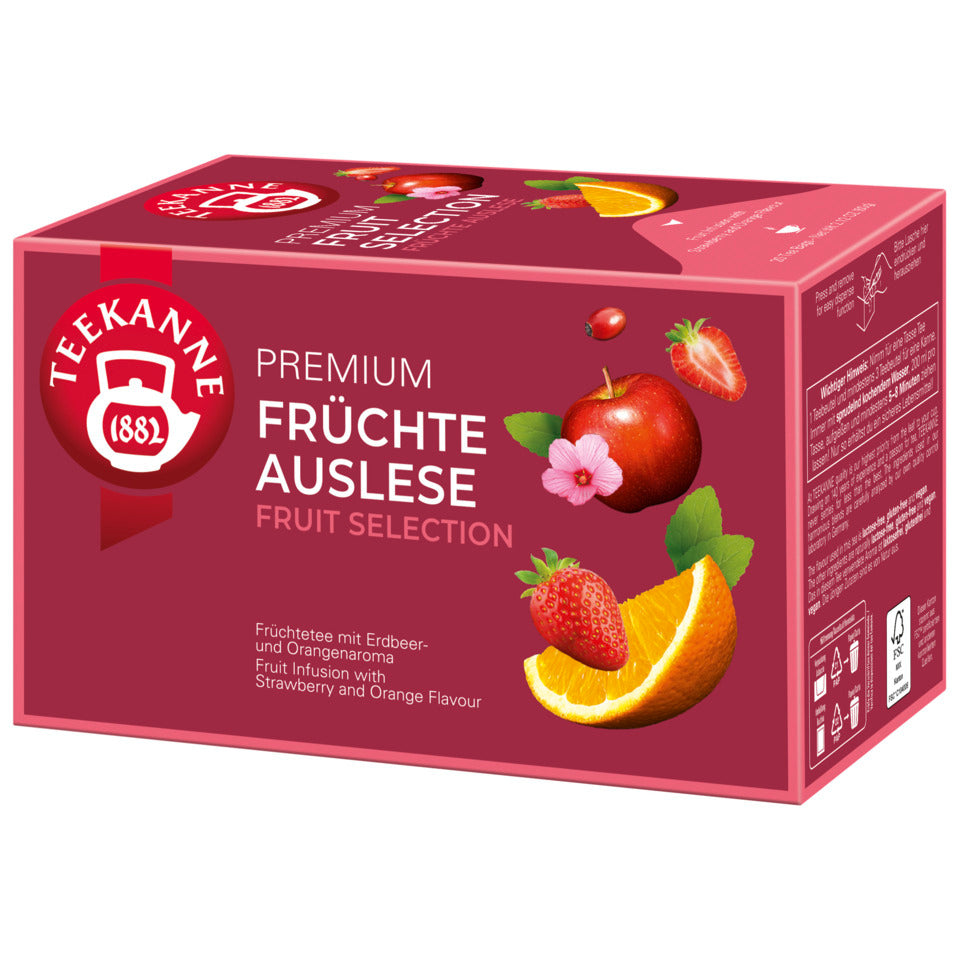 Tee Premium Früchtetee, 20 Beutel x 3 g TEEKANNE 4009300006350