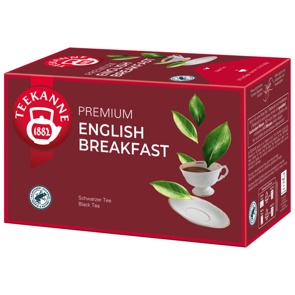 Tee Premium English-Breakfast, 20 Beutel x 1,75 g TEEKANNE 4009300006275