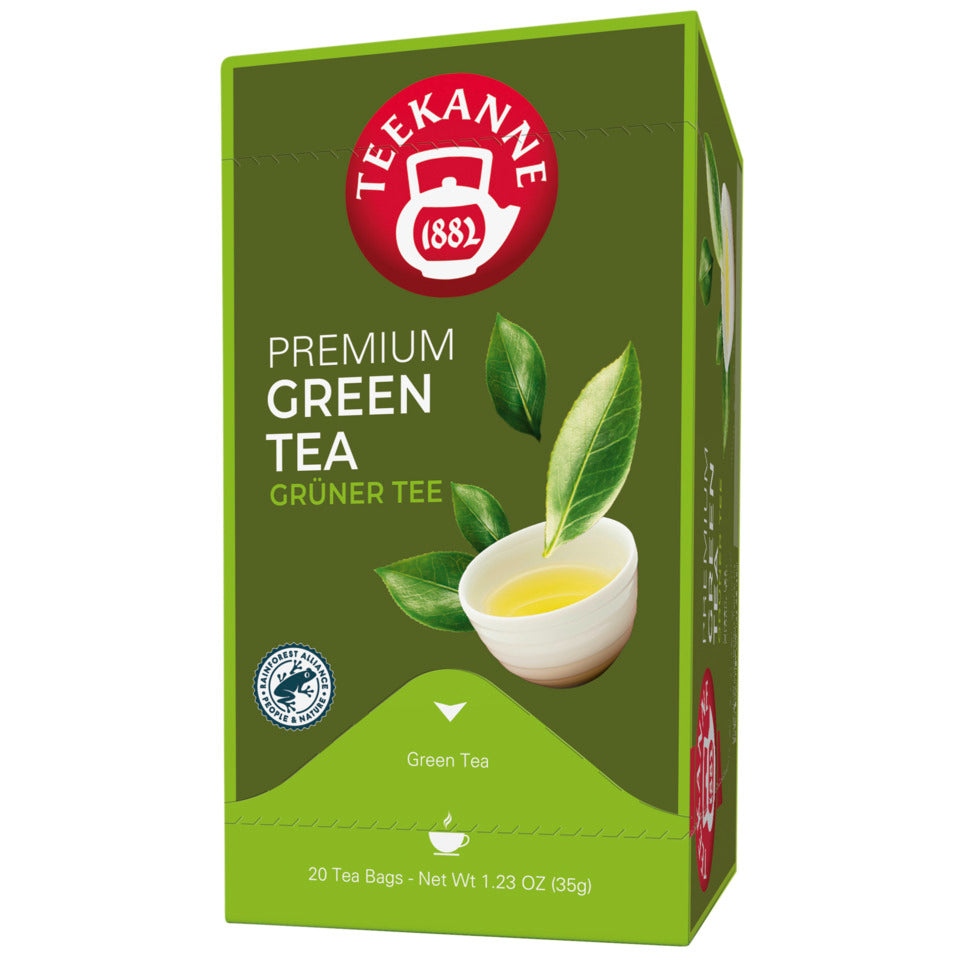 Tee Premium Grüner Tee, 20 Beutel x 1,75 g TEEKANNE 4009300006305