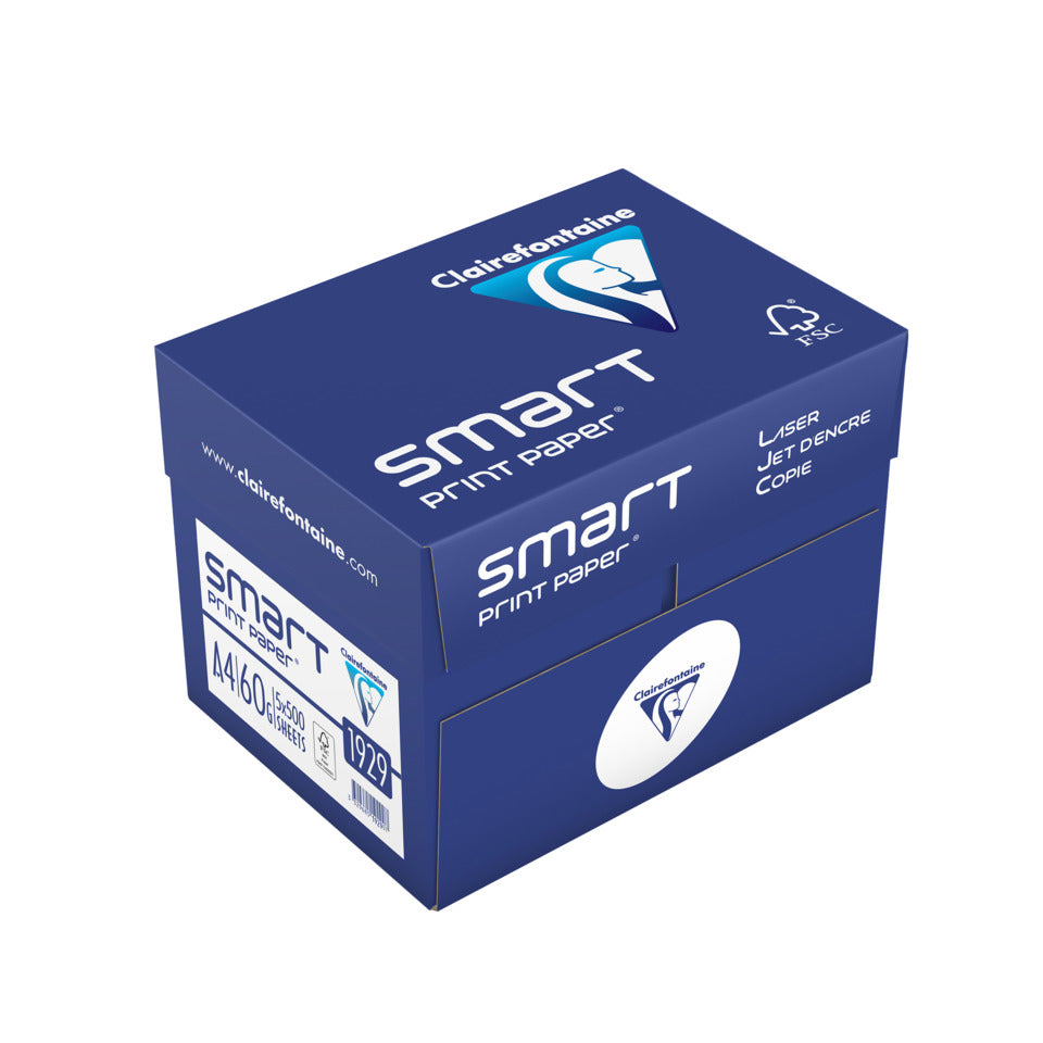 Kopierpapier Smart Print-Claimail, A4, 60g/m², 500 Blatt, weiß CLAIREFONTAINE 1929C