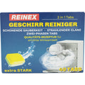 Spülmaschinen-Tabs, 2-in-1 Tabs, schonende Sauberkeit, strahlender Glanz, 40er Pack REINEX 1012