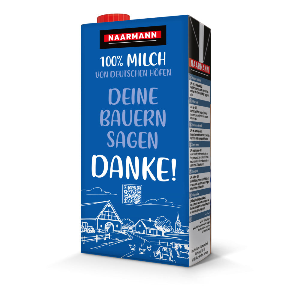 H-Milch 3,5 % Fett   12 x 1 l NAARMANN 920/700