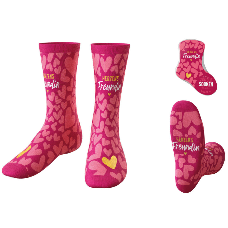 Zaubersocken Auf uns Mädels, Größe 36 - 40, sortiert FÜR DICH 375710 FÜR DICH 375710 Zaubersocken