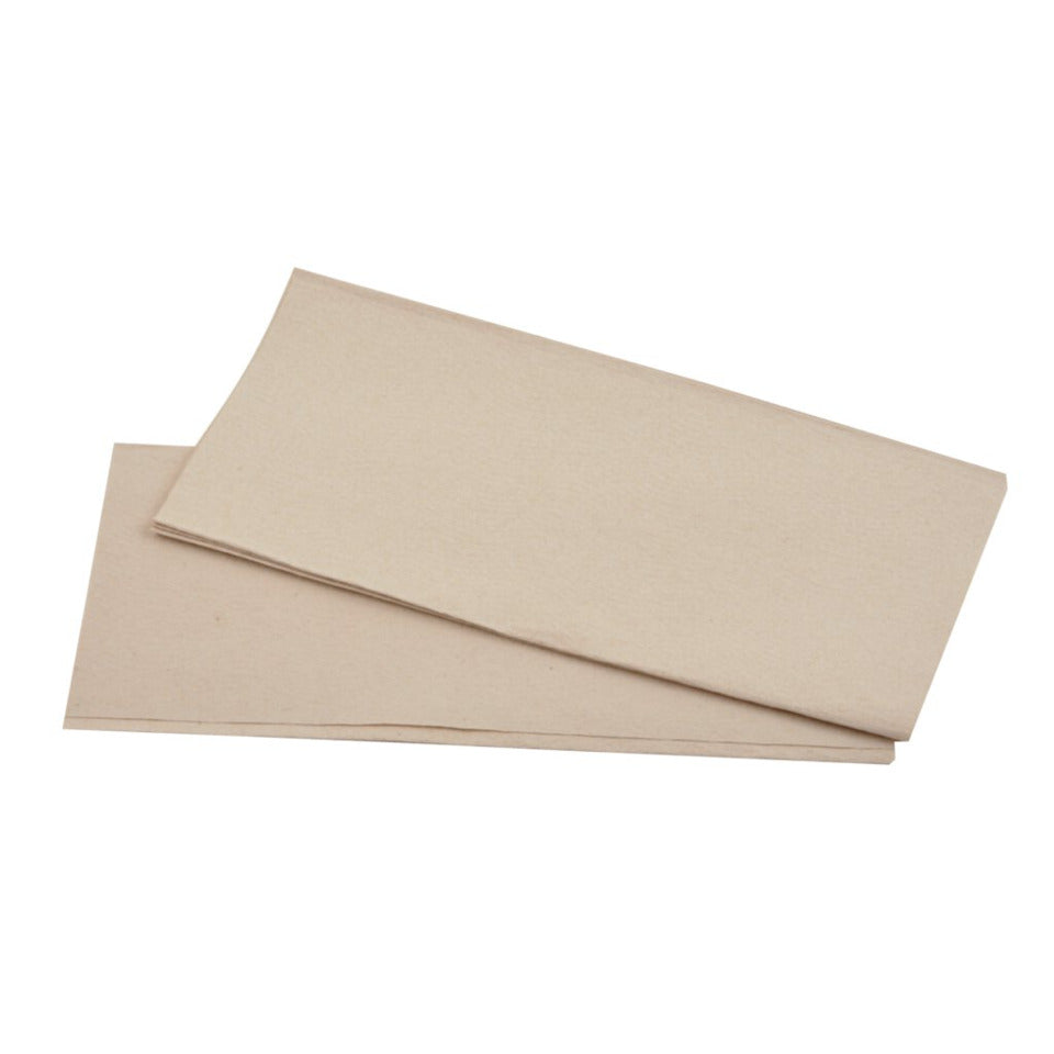 Papierhandtuch Recycling, 25 x 23 cm, 1-lagig, V-Falz/ZZ-Falz, 20 Pack à 250 Blatt, geprägt, hellgrau  HP-99048