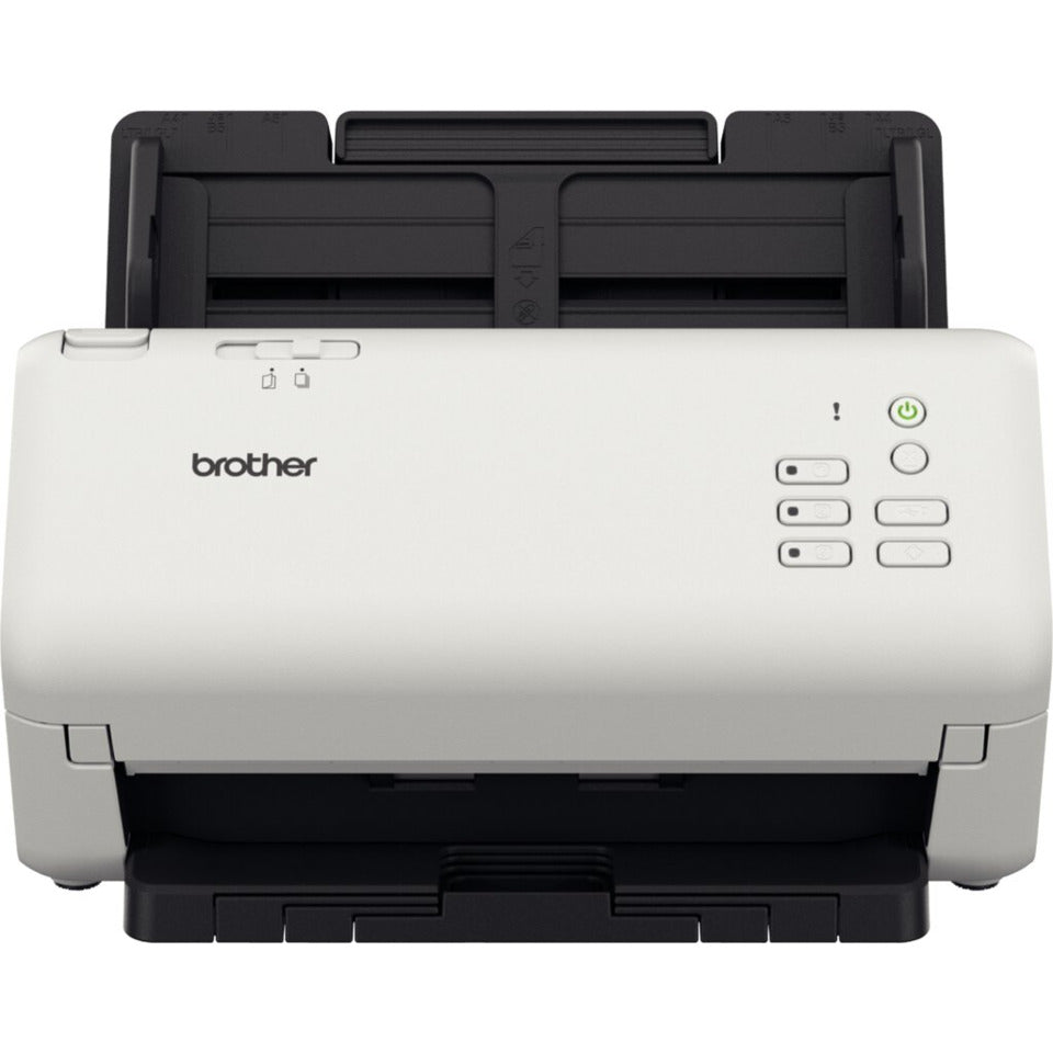 Dokumentenscanner mobil ADS-4300N, 600 x 600 dpi, 40 Seiten/Min., 80 Bilder/Min. Duplex, USB-/LAN-Schnittstelle BROTHER ADS4300NRE1