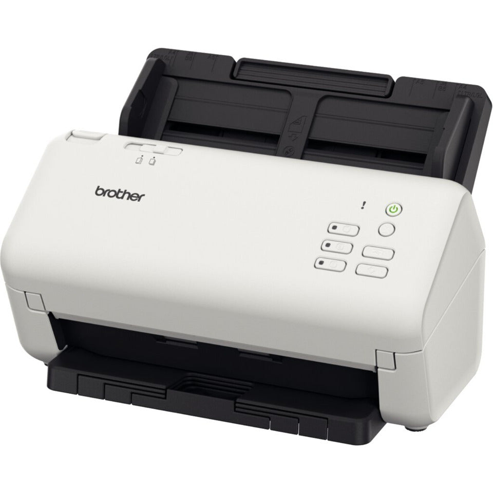 Dokumentenscanner mobil ADS-4300N, 600 x 600 dpi, 40 Seiten/Min., 80 Bilder/Min. Duplex, USB-/LAN-Schnittstelle BROTHER ADS4300NRE1