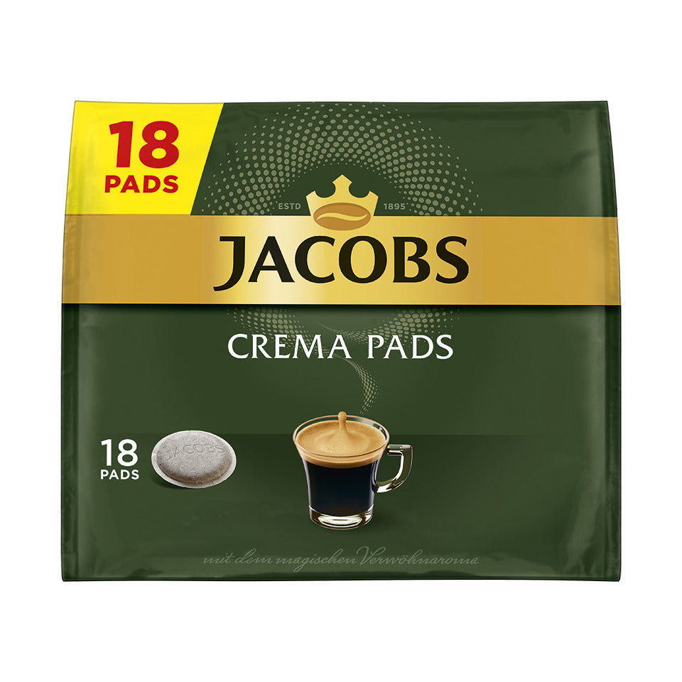 Kaffeepads Crema Klassisch, 18 Stück, grün JACOBS 4056760