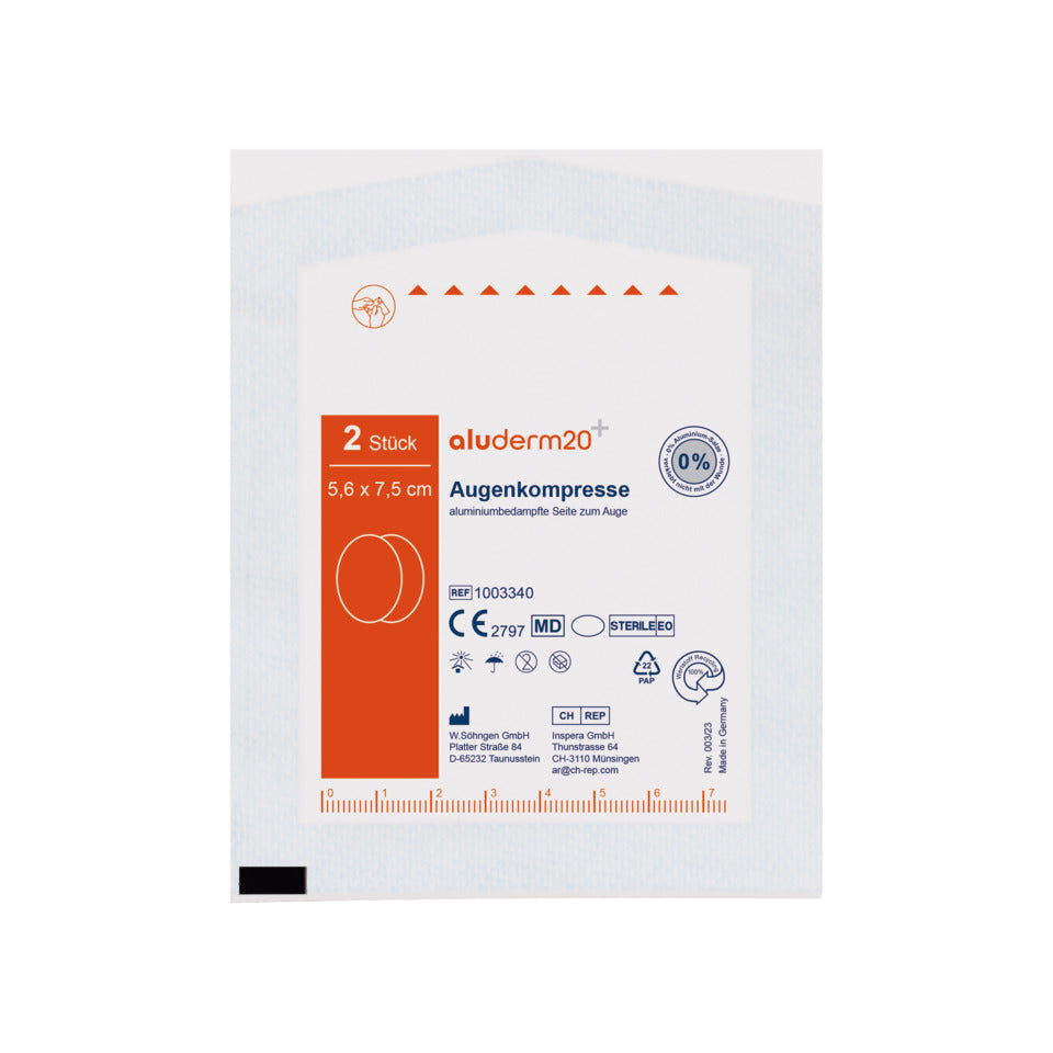 aluderm® Augenkompresse DuOcul ALUDERM+SILBER 1003340 aluderm+ 1003340
