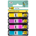Haftstreifen Index Mini, 12x43mm, 4x35 Blatt, sortiert POST-IT 683-4AB POST IT 683-4AB Leuchtf. Mini