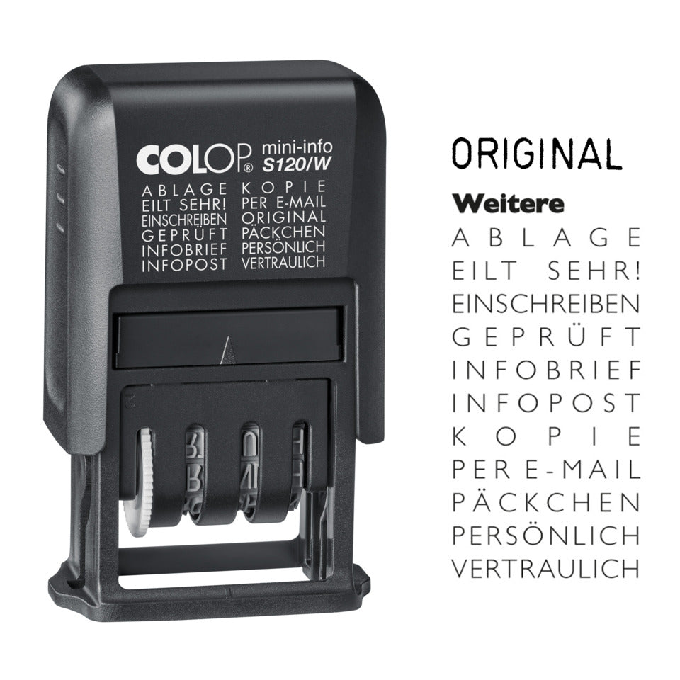 Wortbandstempel Mini-Dater COLOP 173272 COLOP NEU 173272 (104919) S120/W