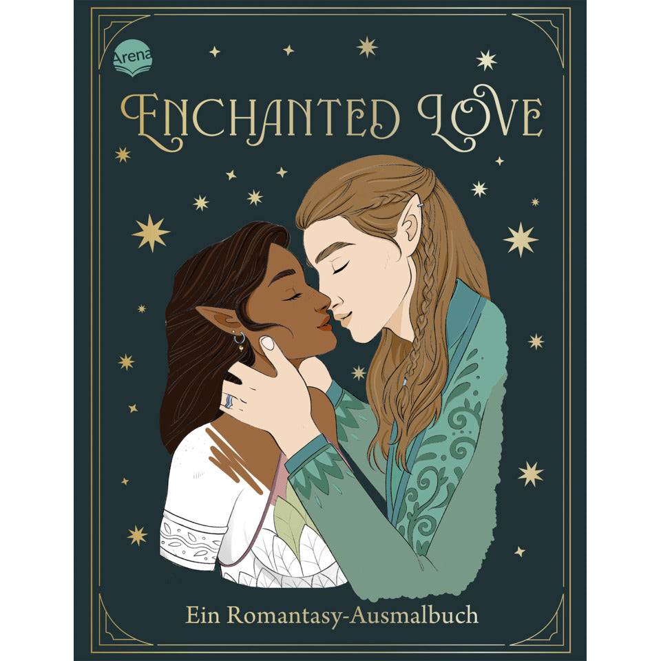Malbuch Enchanted Love Romantasy Set ARENA 17495-2 ARENA 17495-2 Romantasy Set