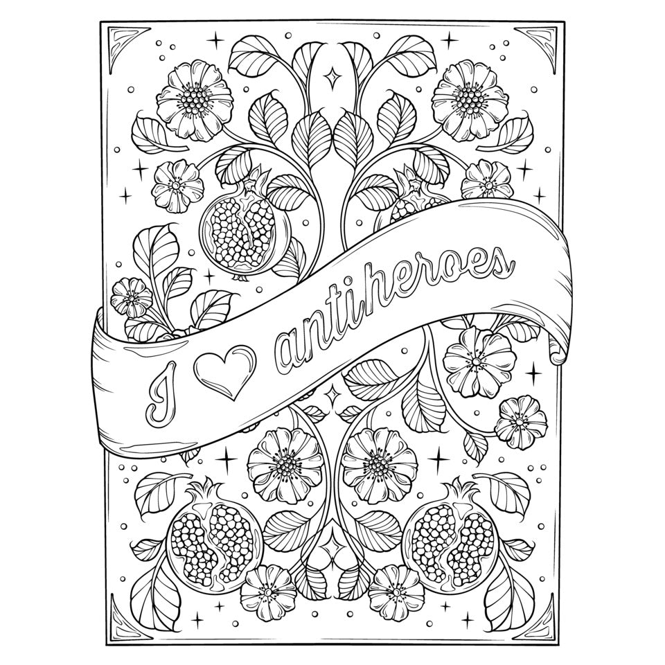 Malbuch Enchanted Love Romantasy Set ARENA 17495-2 ARENA 17495-2 Romantasy Set