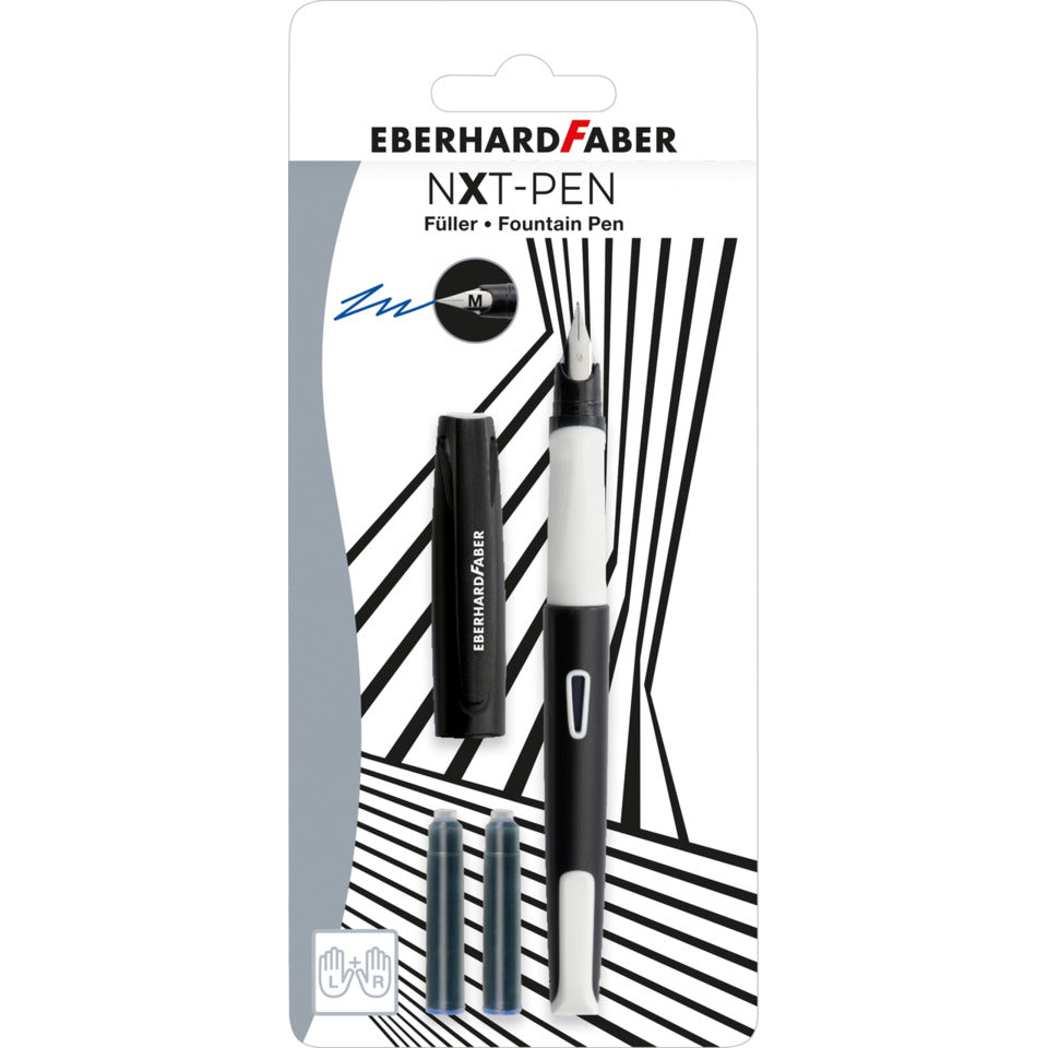 Füllfederhalter NXT-Pen, weiß/schwarz EBERHARD FABER 551005