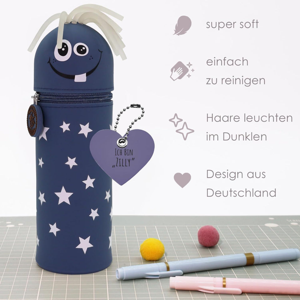 Federmäppchen Monster Gang, Silikon, 12 Stück LULUBUG 26109 LULUBUG 26109 12 Stück