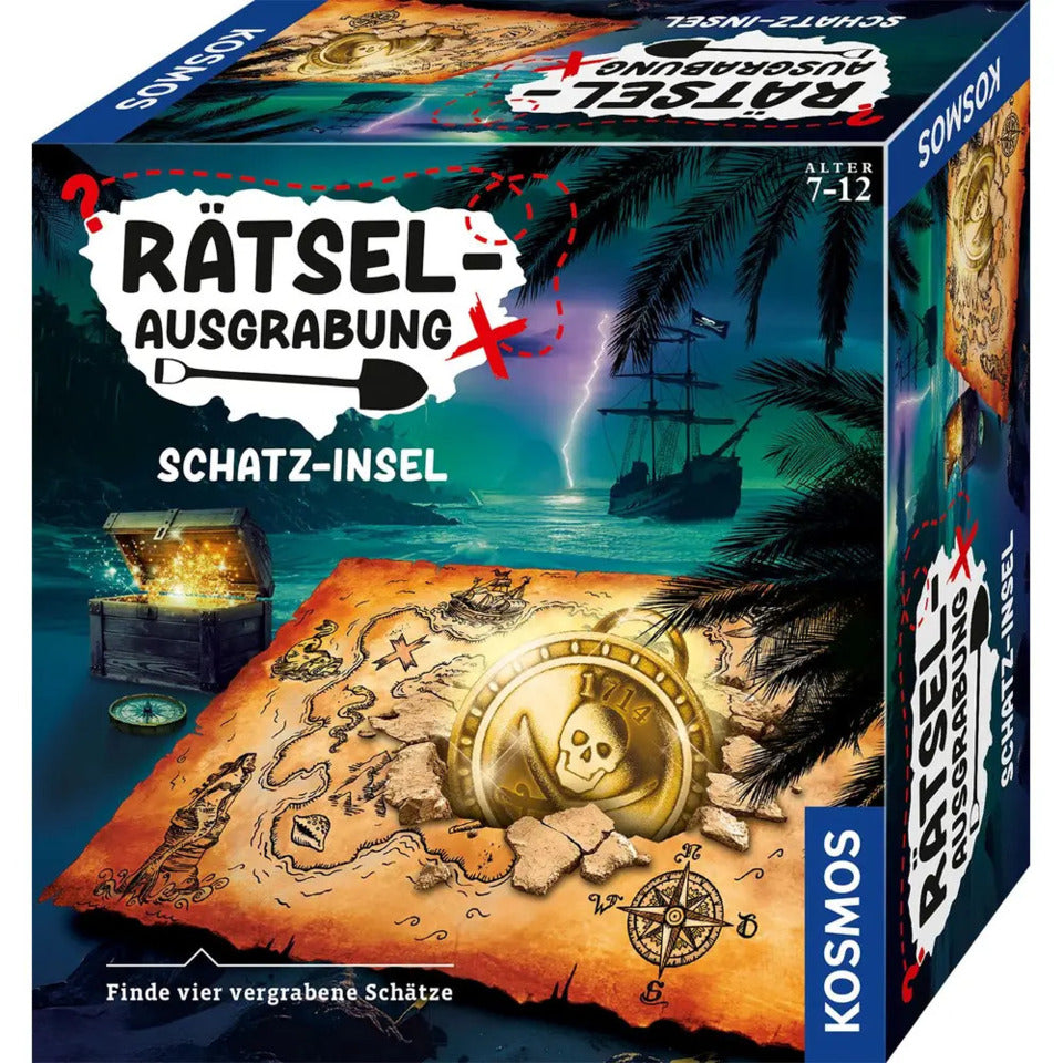 Rätselausgrabung Schatzinsel, 10 Exemplare KOSMOS 664060