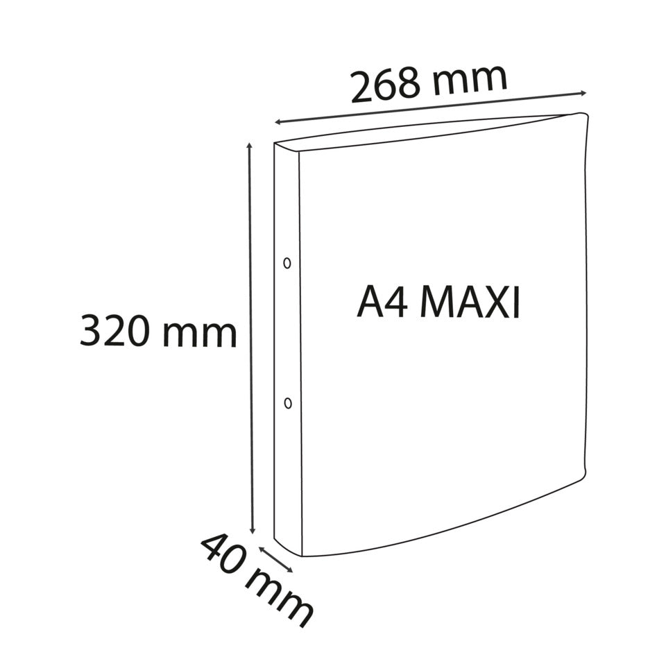 Ringbuch A4 PP, 2 Ringe 15mm, Kreacover Pastell, sortiert EXACOMPTA 54279E