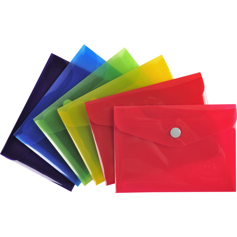 Tasche B7 mit Druckknopf Iderama aus PP, sortiert EXACOMPTA 34430E
