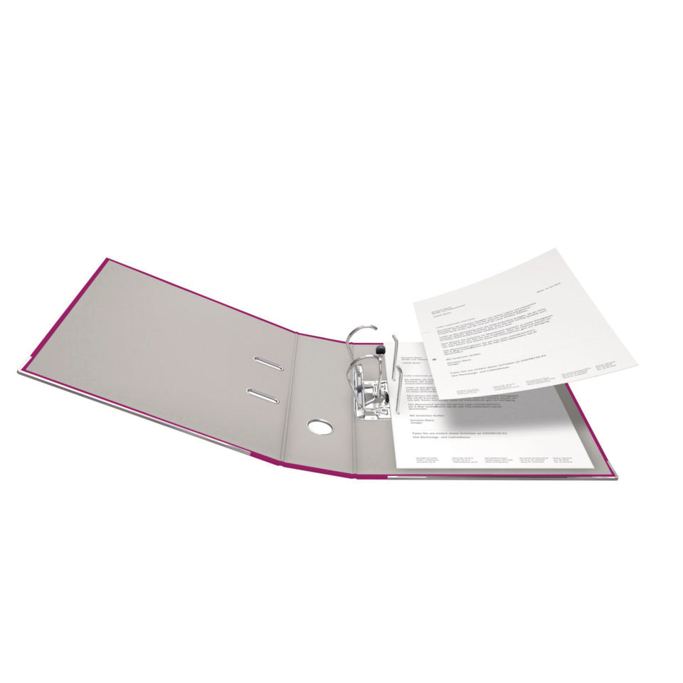 Ordner PP A4, 80mm, mit Einsteckschild, brombeere FALKEN 23001048000F