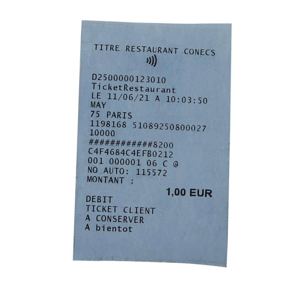 Thermorolle 52g 57x40mm, für Kartenbelege, Safe Contact EXACOMPTA 40951E
