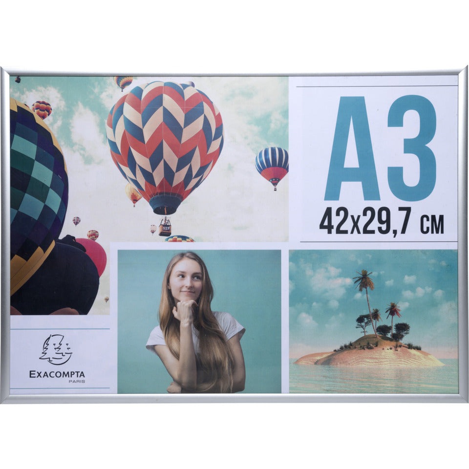 Fotorahmen A3 aus Aluminium EXACOMPTA 83758D