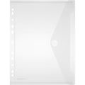 Sichttasche A4 mit Abheftrand, PP, transparent, 10 Stück FOLDERSYS 40106-04