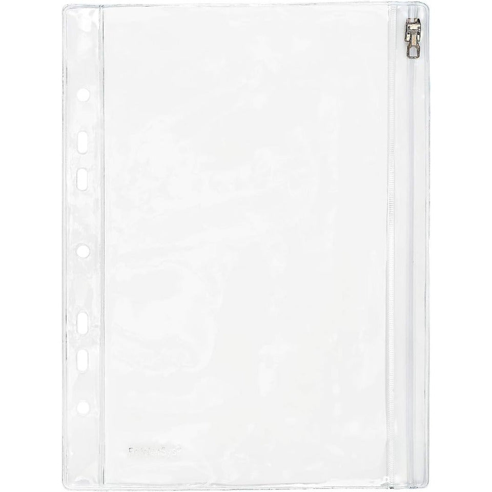 Gleitverschlussbeutel, A5 hoch, PVC, farblos, 10 Stück FOLDERSYS 40420-00