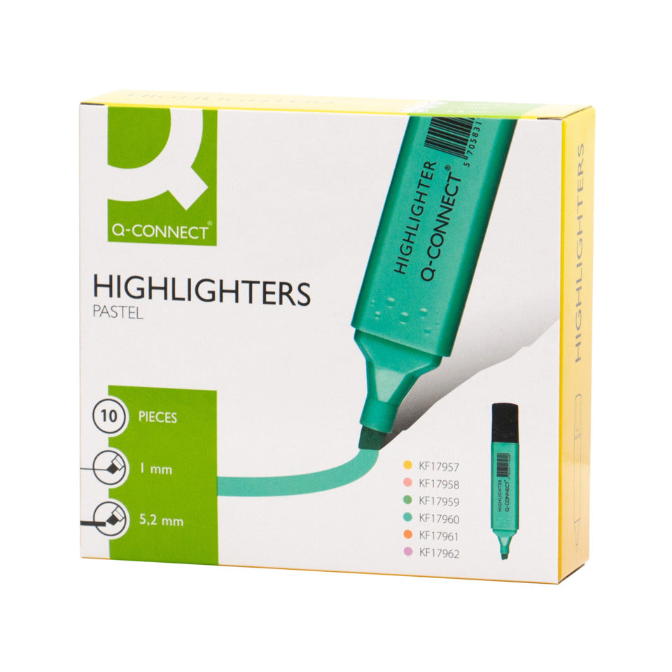 Textmarker, 1 - 5,2 mm, pastellpink Q-CONNECT KF17958 Q-CONNECT KF17958 1,0-5,2mm