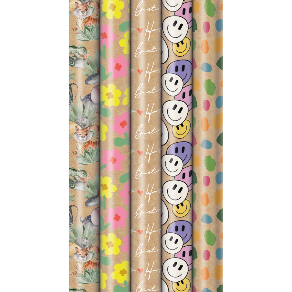 Geschenkpapier Urban Nature Recycling, 2mx70cm, sortiert ZÖWIE 33053 636205 ZÖWIE 33053 636205 535205 Urban Nature