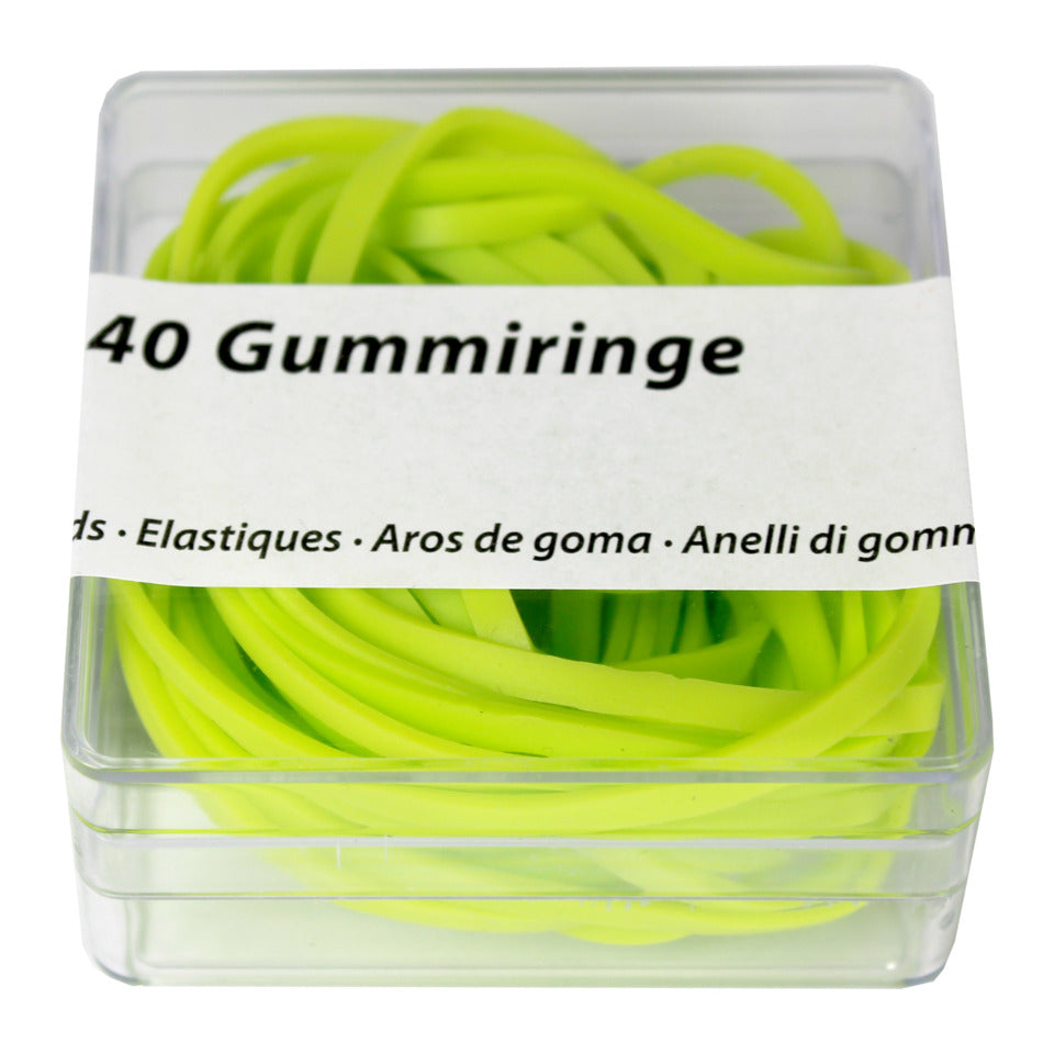 Gummiringe grün, rot, blau oder violett 40 Stück METZGER 64670595 Metzger & Mendle 64670595