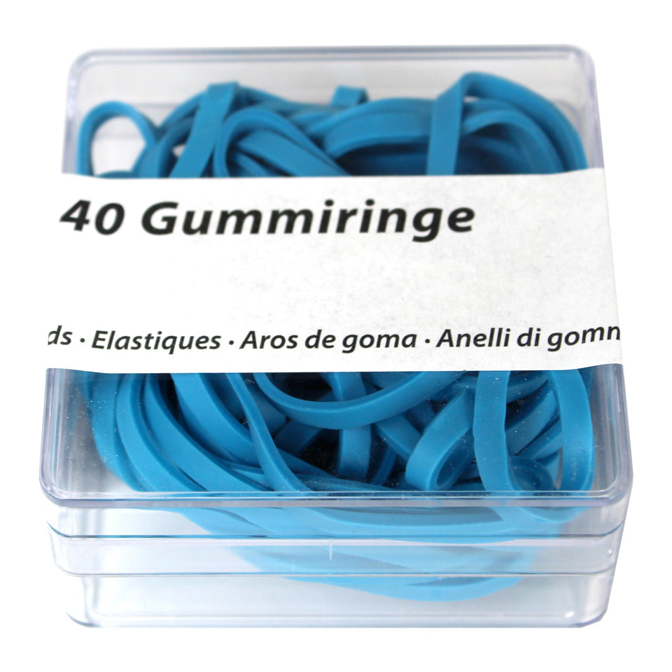 Gummiringe grün, rot, blau oder violett 40 Stück METZGER 64670595 Metzger & Mendle 64670595