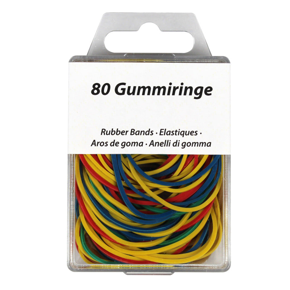 Gummiringe 80 Stück bunt METZGER 64620895 Metzger & Mendle 64620895