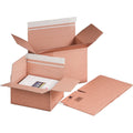 Transportbox, A4, haftklebend, Aufreißfaden, braun SMARTBOX PRO 211105120